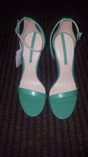 ZARA GREEN STRAPPY SHOES. BRAND NEW. SIZE 5 Rrp £59.99