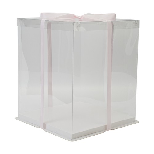 Clear pvc gift - clear, cake