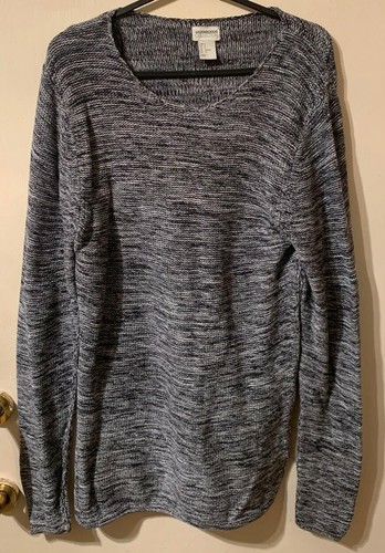 Black white grey marl jumper - black/white/grey,