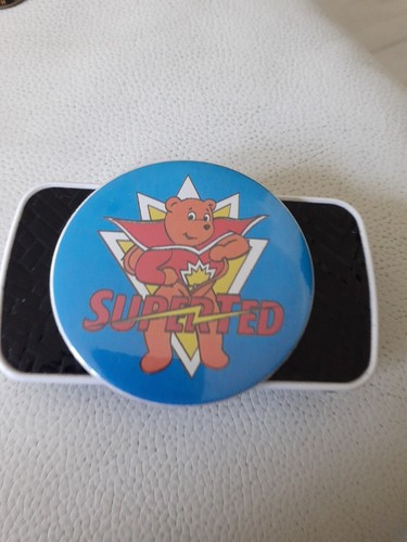 Superted vintage badge - superted,