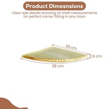 WOODEN PINE NATURAL CORNER