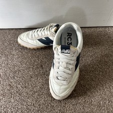 New Balance RC30 White Dark Navey Trainers Size UK 5 
