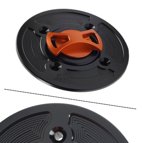 Fuel gas tank cap - gas, orange