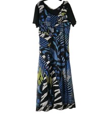 Pause Cafe Blue Print Pattern