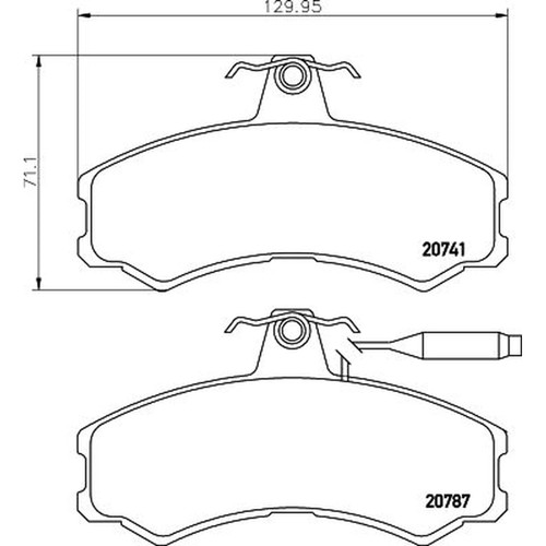 Mintex front brake - brake, pad