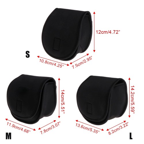 Neoprene fishing reel pouch - reel,