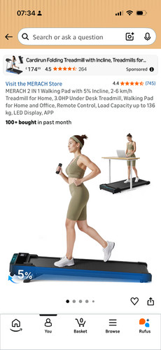Merach incline walking pad - walking,