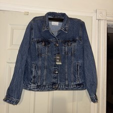 Denim Jacket Sz 16 Primark