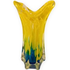 Hand Blown Art Glass Vase