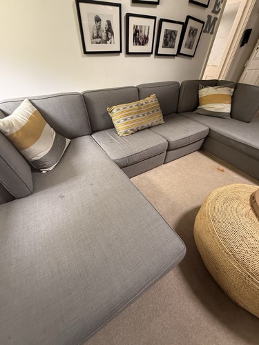 Large shaped modular sofa - modular,