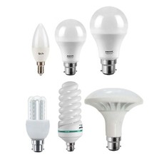 LED Light Bulbs Spiral Round