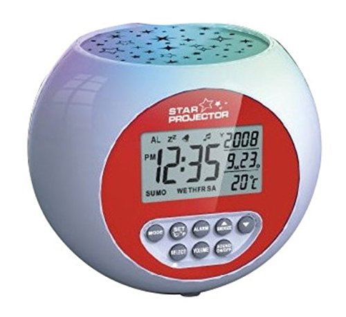 Lifemax star projection clock - star,