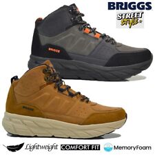 MENS MEMORY FOAM HIKING WALKING BOOTS ANKLE WINTER TREKKING TRAIL TRAINERS SHOES