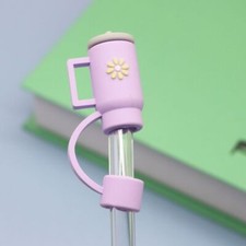5PCS Cartoon Plugs Cover Straw