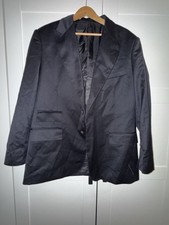 Tom Ford Men’s Black Suit Jacket - 100% Wool Size 46” Uk