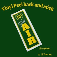 BP FREE AIR  Oil Vinyl Sticker