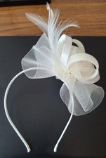 Ivory Coloured Fascinator