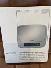 BNIB John Lewis & Partner 15KG ELECTRONIC KITCHEN SCALES