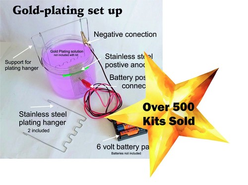 Gold plating kit - plating, (battery)
