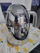 SMEG special Edition Chrome Kettle FULLY WORKING  Selling As  spares or repair