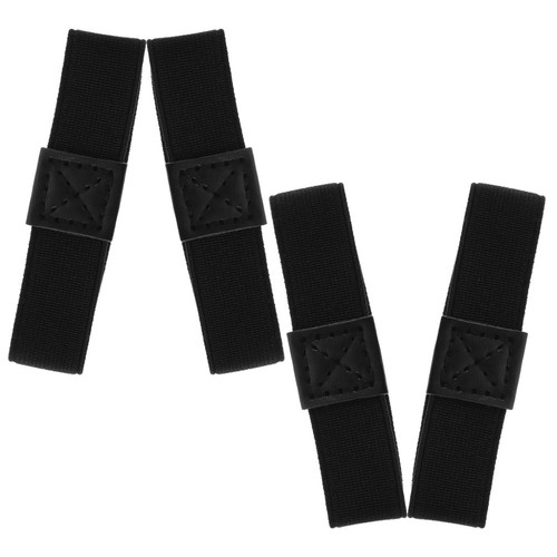 4pcs black elastic - 4pcs,