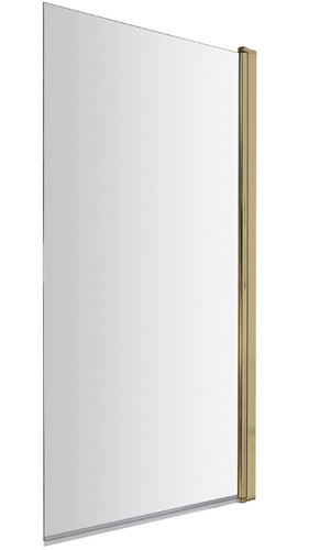 Nuie square bath screen shower - square,