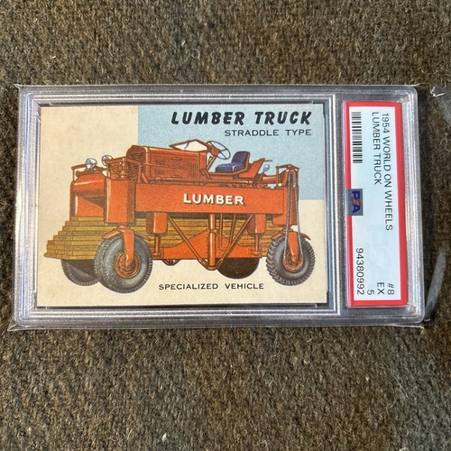 1954 topps world wheels 8 - 1954, on