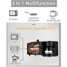 3-in-1 Toaster Oven & Coffee