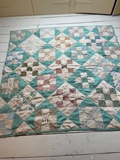 patchwork lap quilt handmade