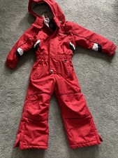 Unisex Red Trespass Snowsuit