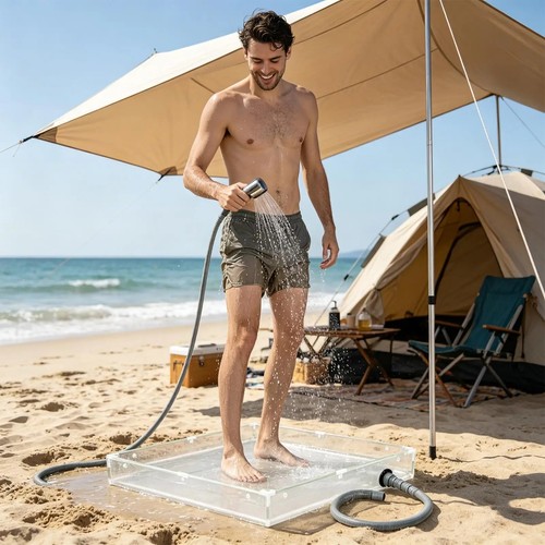 Portable pvc shower base tray - pvc,