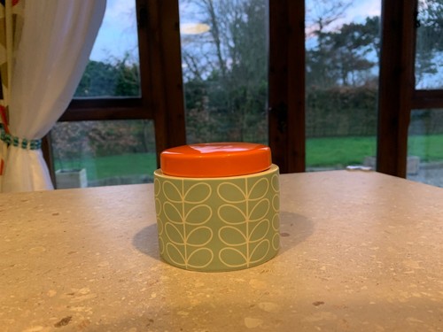 Orla kiely sugar trinket - orla, pot