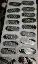 Vintage floral etched - etched, mirrored