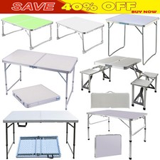 Portable Folding Table Bench