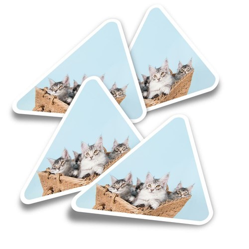 Triangle stickers cute - stickers,