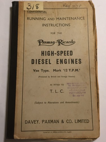 Paxman ricardo high speed - paxman-ricardo, high-speed