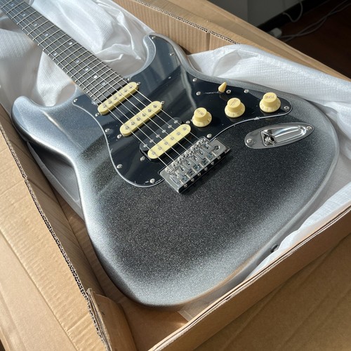 Shiny gray silver powder - silver, st