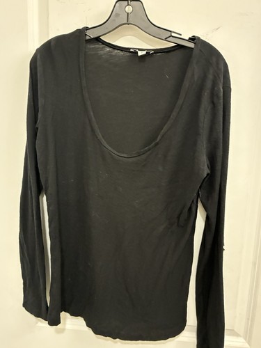 James perse black solid - perse, knit