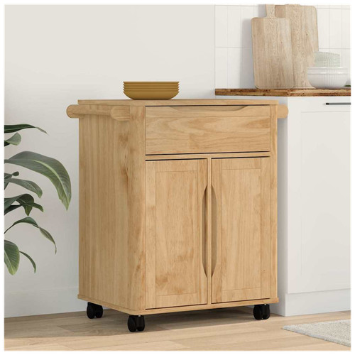 Kitchen trolley wax brown - kitchen,