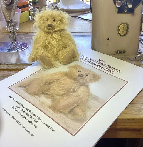 Miniature teddy bear - , sewing
