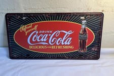Coca Cola Tin Plate Sign Cave