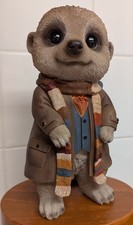 ** RARE / RETIRED ** VIVID ARTS BABY MEERKAT....  DRESSED AS DR WHO ....