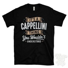 IT'S A CAPPELLINI THING YOU