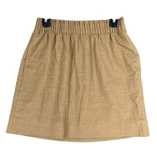 J.Crew Skirt Womens 2 Tan Wool