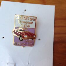 Peugeot 204 Cabriolet badge lapel pin car automobilia
