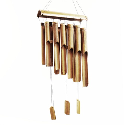 Bamboo windchime natural - -,