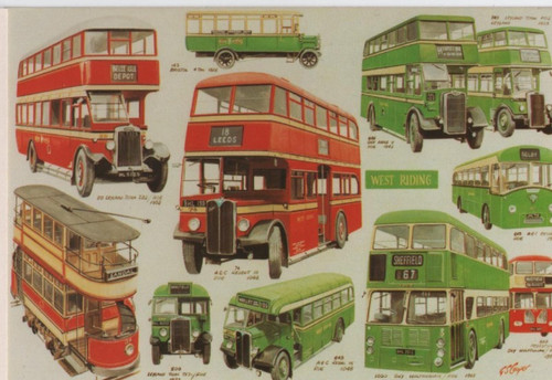 West riding automobile - west, bus