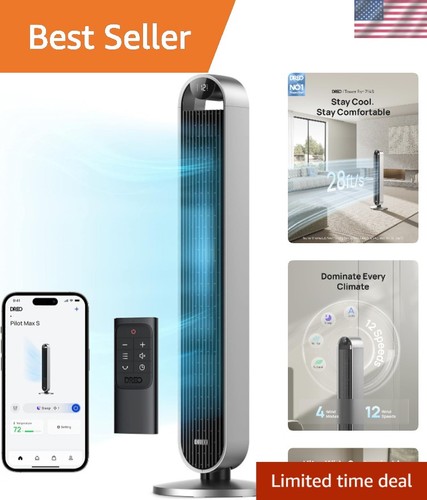 Smart inch tower fan with - smart, 42-inch