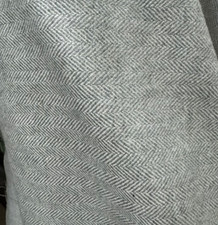 Pale Grey Small Herringbone