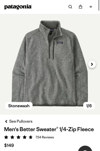 Patagonia zip better - 1/4,